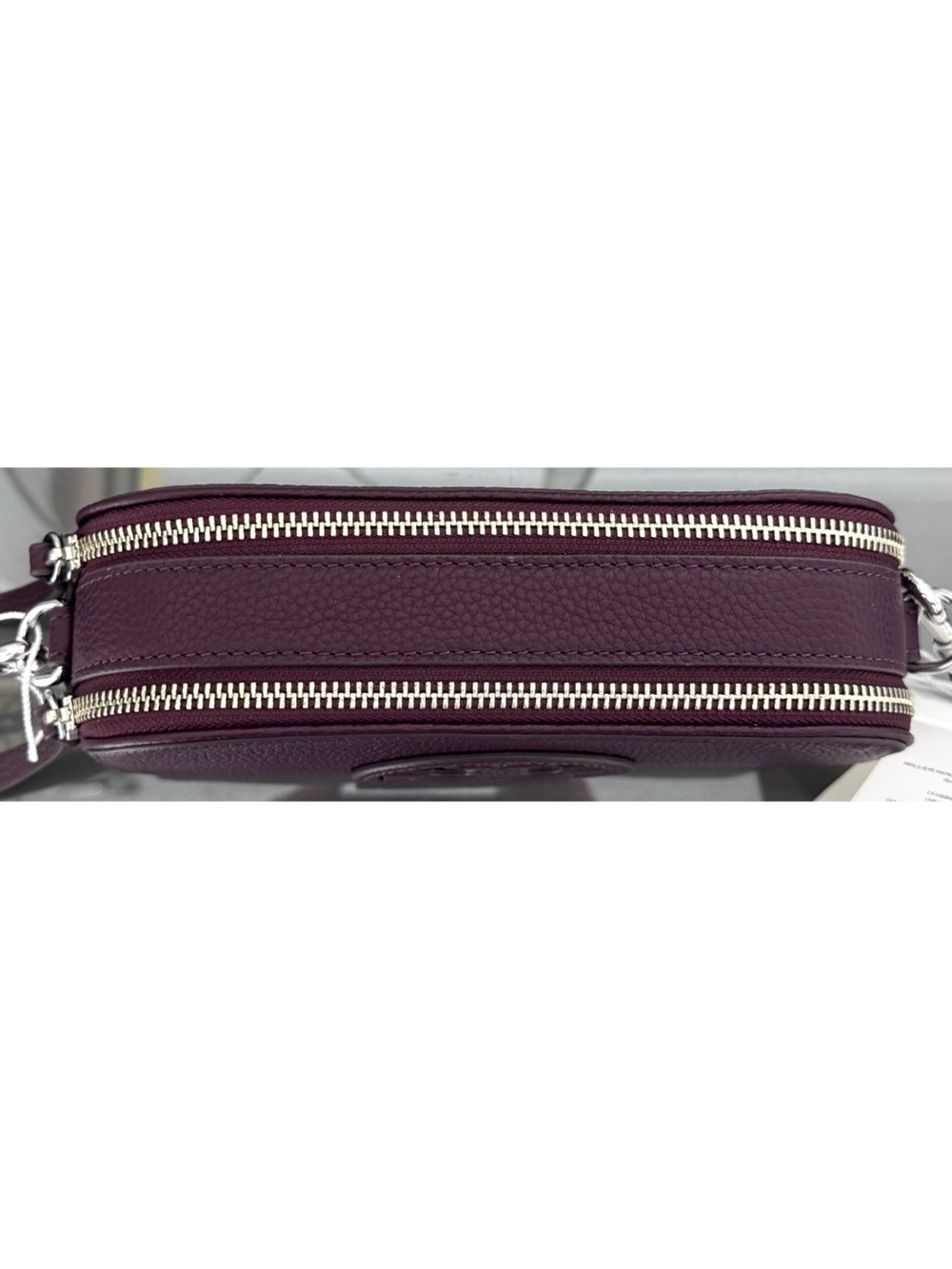 TORY BURCH Miller Mini Crossbody Bag, DARK CARMINE - Picture 6 of 11
